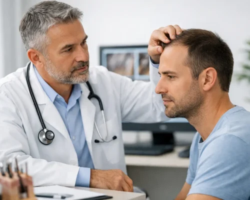 Avaliação médica para transplante FUE funciona?