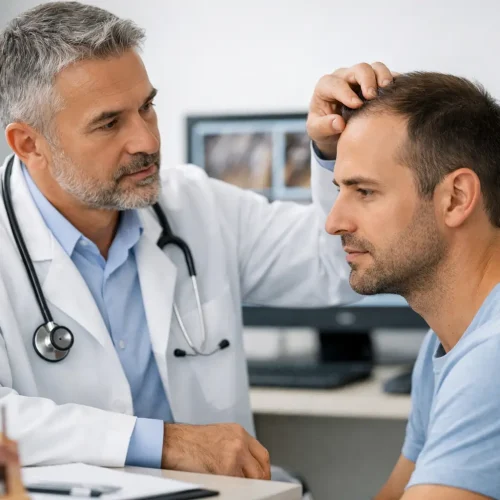 Avaliação médica para transplante FUE funciona?