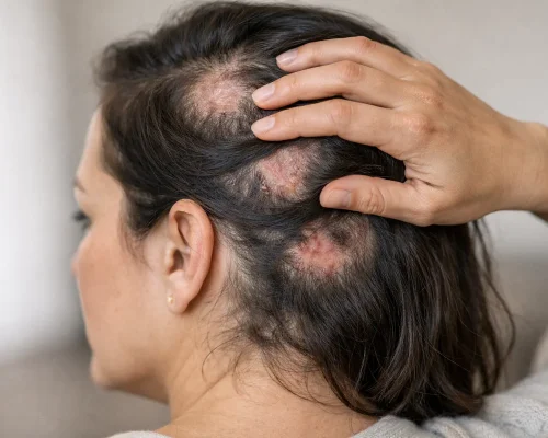 Cinco sinais de alopecia cicatricial no couro cabeludo
