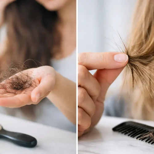 Diferença entre queda e quebra de cabelo