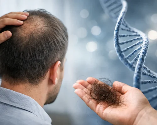 Genética capilar influencia toda queda de cabelo?