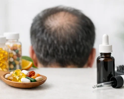 Vitaminas ou minoxidil: qual tratará sua queda?